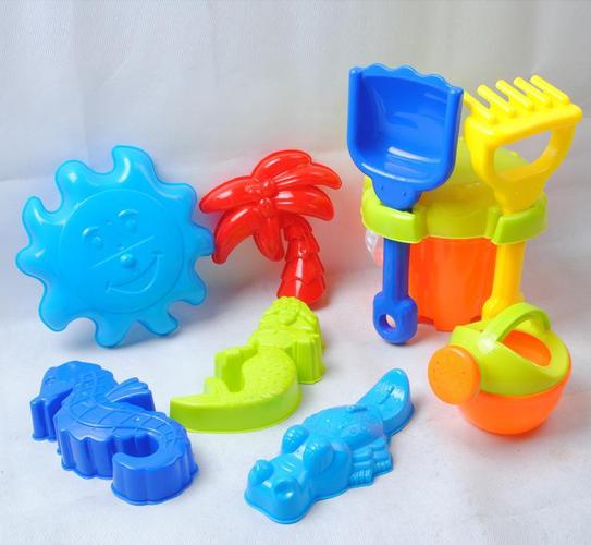 10pcs套沙滩玩具 儿童沙滩玩具套装产品,图片仅供参考,sm201558 10pcs